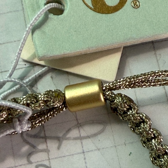 Spartina Pineapple Metallic Gold Friendship Bracelet - Picture 7 of 9